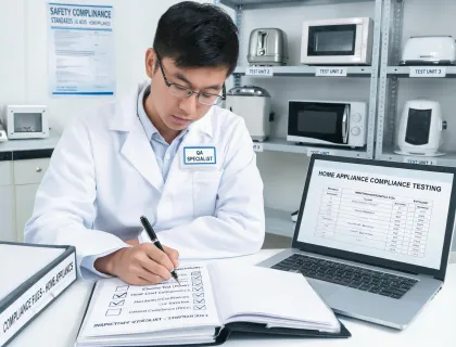 QA documentation specialist in appliance lab